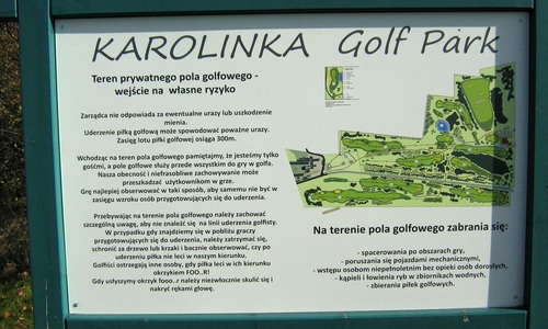 kamien slaski karolinka golf park