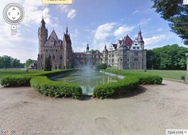 Zamek Moszna - Google Street View